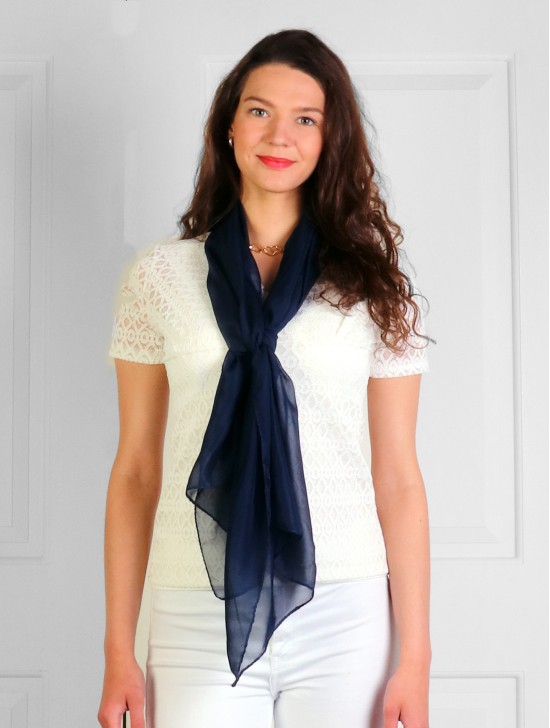 Chiffon Solid Color Fashion Scarf